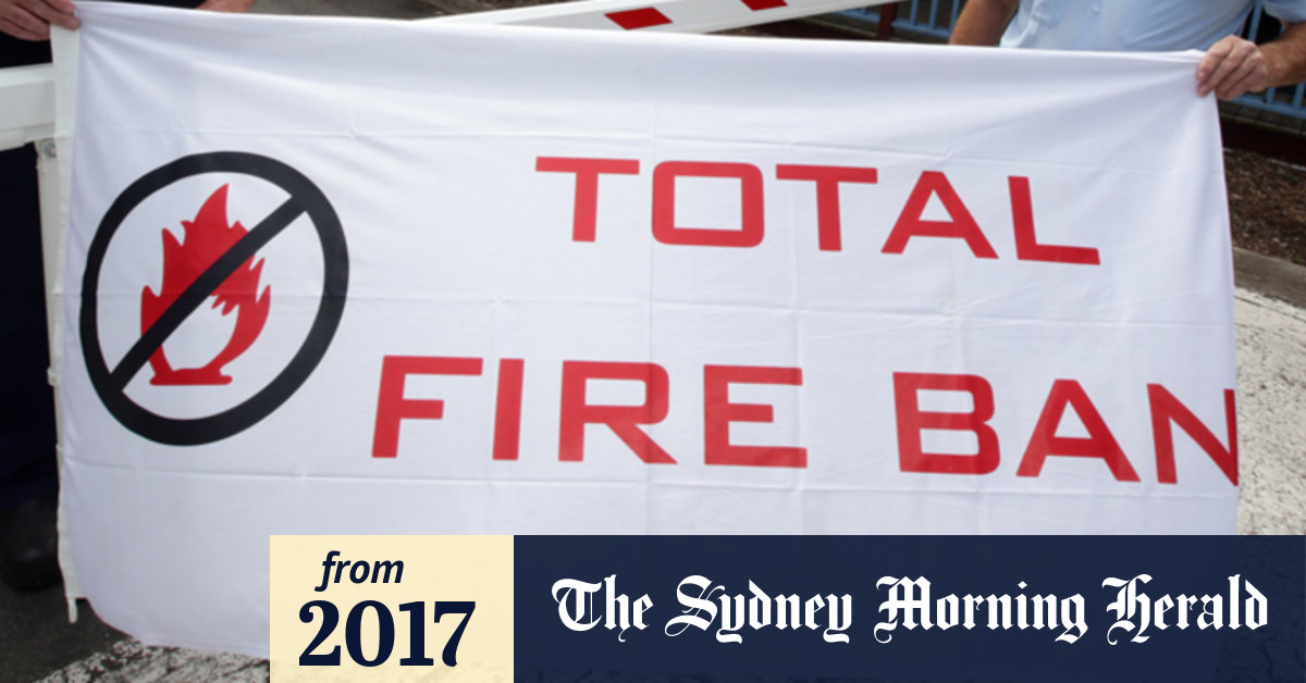 Video Total fire ban declared in Victoria